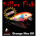 RESTOCKED 5/3/26- Ice Strong Outdoors - CUSTOM Limited Run Killer Fish - Rattling Shallow Diver UV