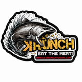 NEW JUNE 2026! Ice Strong Outdoors - Krunch Eat the Meat Die Cut Sticker 5.12" x 3.99"