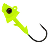 Reaction Tackle Lead Fish Head Jigs - 5-PACK - New