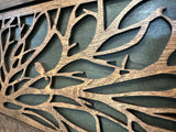 Large Birds in a Tree Gun Concealment Furniture, Concealed Shelf, Hidden Storage for Rifles, Shotguns, & Handguns