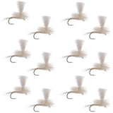 Parachute Light Cahill Classic Trout Dry Fly Fishing Fly - 1 Dozen Hook Size 18