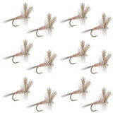 Light Hendrickson Classic Dry Fly - 12 Flies Size 18