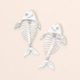 Fishbone Statement Earrings