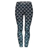 New! Mermaid Leggings - Blue
