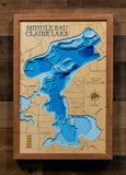 Middle Eau Claire Lake in Bayfield County, Wisconsin