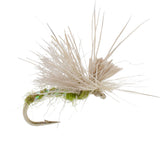 Olive Missing Link Caddis or Mayfly Flies Hook 12 Flies Size 16
