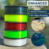 Reaction Tackle Nylon Monofilament Fishing Line 350 yard spools - New