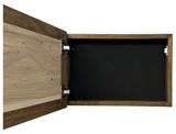 Moose in the Woods Gun Concealment Furniture - Handcrafted Hidden Gun Storage Wall Decor - Hidden Gun Shelf with Magnetic Lock for Quick Access