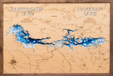 Namakan and Kabetogama Lake in St Louis County, Minnesota