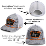Fly or Die Hat Fly Fishing Mesh Back Rope Cap