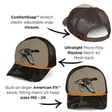 Drake Mallard Duck Hat 6-Panel Mesh back Rope Cap