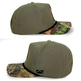 Chocolate Lab Duck Dog 5-Panel Camo Visor