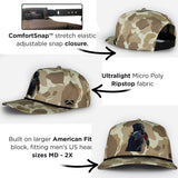 Black Lab Duck Dog 5-Panel Old School Camo