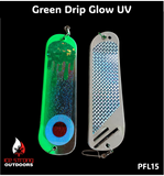 Ice Strong Outdoors - 8.5" Dual Fin Flasher Series - Painted Glow/UV Series - NEW DRIP SERIES LAUNCHED MAY 2026