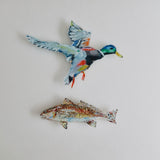 Take Flight Mallard Duck Acrylic Wall Contour