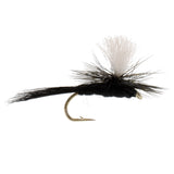 3 Pack Parachute Black Gnat Classic Dry Fly - Size 14