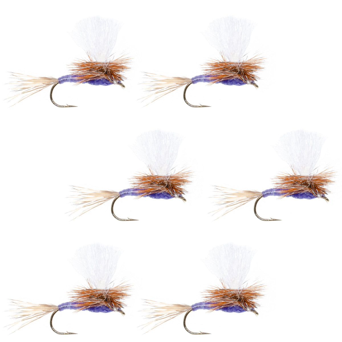 Parachute Purple Haze Dry Fly - 6 Flies Size 20 – Ice Strong Outdoors