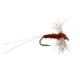 3 Pack Poly Wing Rusty Spinner Mayfly Flies Hook Size 14