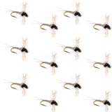 Z-Lon Wing Trico Spinner Kapok Body Hook 12 Flies Size 20