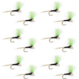 Trico Spinner High Visibility Green Post 12 Flies Hook Size 18