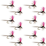 Trico Spinner High Visibility Pink Post 12 Flies Hook Size 20
