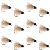 LaFontaine Tan Deep Sparkle Caddis Pupa - 1 Dozen Flies Hook Size 16