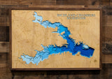 Richland-Chambers Reservoir in Navarro and Freestone Counties, Texas