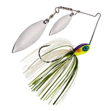 Reaction Tackle Lead Spinnerbait Jigs – 3-Pack, Double Willow Blade - New