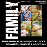 Unscented Insect Repellent Spray, 1oz Family Pack + Refill Bundle