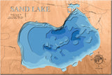 Sand Lake in Oneida County, Wisconsin