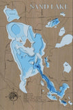 Sand Lake in Oneida County, Wisconsin