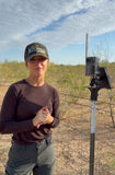 Patented T-Post Trail Camera Mount with 2 Articulating Arms