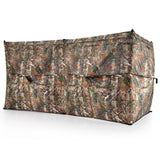 See-Through Hunting Blind Panel with Dog Door Pop up Waterflow Blind for 1-3 People