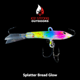 Ice Strong Outdoors - Glow Custom Bay Jiggers -  3/8 oz and 1/2 oz