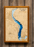 St. Croix River in Minnesota and Wisconsin - Stillwater to North Hudson