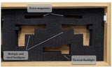Dont Tread on Me Concealment Shelf - Quick Access Patriotic Hidden Gun Storage with Magnetic Lock - Safe & Secure Gun Concealment Furniture (Stripes)