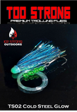 Ice Strong Outdoors - Too Strong Premium Trolling Flies - Fully Rigged - NEW MAY 2026 Colors Released!