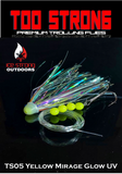 Ice Strong Outdoors - Too Strong Premium Trolling Flies - Fully Rigged - NEW MAY 2026 Colors Released!
