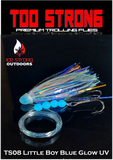 Ice Strong Outdoors - Too Strong Premium Trolling Flies - Fully Rigged - NEW MAY 2026 Colors Released!