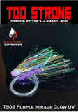 Ice Strong Outdoors - Too Strong Premium Trolling Flies - Fully Rigged - NEW MAY 2026 Colors Released!