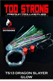 Ice Strong Outdoors - Too Strong Premium Trolling Flies - Fully Rigged - NEW MAY 2026 Colors Released!
