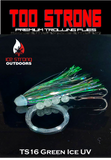Ice Strong Outdoors - Too Strong Premium Trolling Flies - Fully Rigged - NEW MAY 2026 Colors Released!