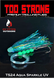 Ice Strong Outdoors - Too Strong Premium Trolling Flies - Fully Rigged - NEW MAY 2026 Colors Released!