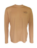 Men's Sun Protective Fishing Shirt Tan/Brown Trout