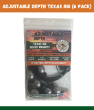 Adjustable Depth Texas Rig Decoy Weights (6 Pack)