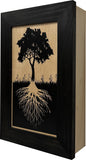 Tree of Life Hidden Gun Storage Wall Decor Concealment Furniture