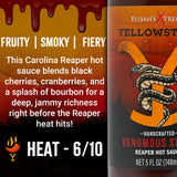 Yellowstone Hot Sauce Variety Pack 4 Bottles