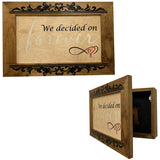 We Decided On Forever Hidden Gun Safe, Concealed Pistol Storage, Wood Gun Cabinet, Handcrafted, Gun Concealment Furniture, Concealed Shelf