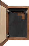 Hidden Gun Storage Cabinet Welcome to Our Home, Red Oak, Concealed Pistol Safe, Concealment Furniture, Handmade in the USA, Home Self Defense