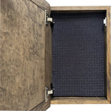 Hidden Gun Storage Cabinet Welcome to Our Home, Jacobean, Concealed Pistol Safe, Concealment Furniture, Handmade in the USA, Home Self Defense